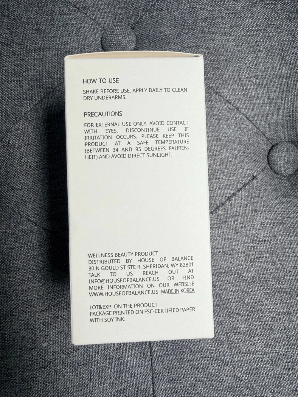 New Day Herbal Deodorant